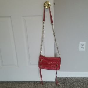 Rebecca Minkoff Red & Gold Crossbody Purse